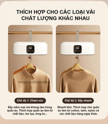 Máy sấy quần áo mini
