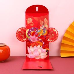 Combo 10 cái Lì xì 3D - Phong cách Trung Hoa - Mix hình