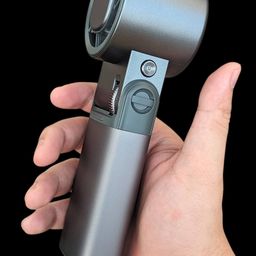 Quạt Mini Cầm Tay JF181 - Vỏ Nhôm - Sò Lạnh - Pin 6000mAh