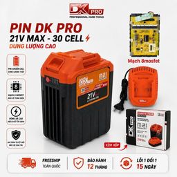 Bộ Pin DKPRO M21 30 Cell 15Ah - Mạch 8FET Cao Cấp, Chân Phổ Thông, Đèn Báo Pin…