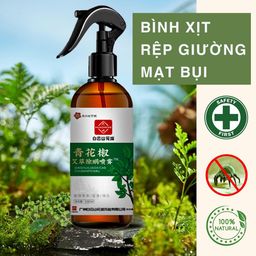 Bình Xịt Thảo Mộc Thiên Nhiên 500ml Diệt Bọ Rệp Ve Rận Mạt Bụi Chăn Ga Gối, Sofa, Tủ Quần Áo