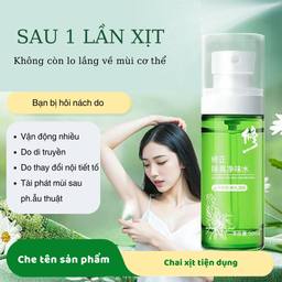 Xịt Hôi Nách 50ml Thảo Dược Đồng Nhân Đường Nam Nữ Thơm Nhẹ, Khô Ráo, Không Kích Ứng Da