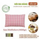 Gối ngải cứu cotton 2 lớp chườm nóng lạnh