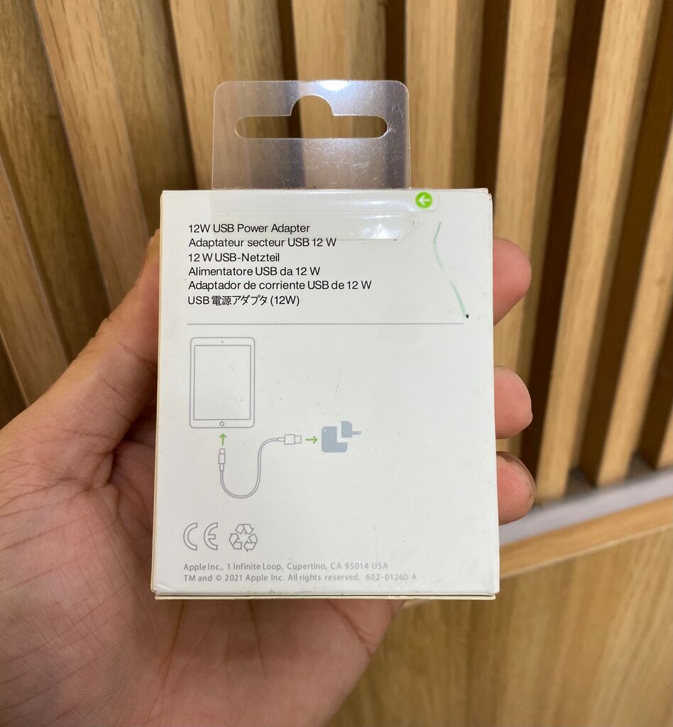 Sạc iPad 12w fullbox - Fake - Ảnh 3