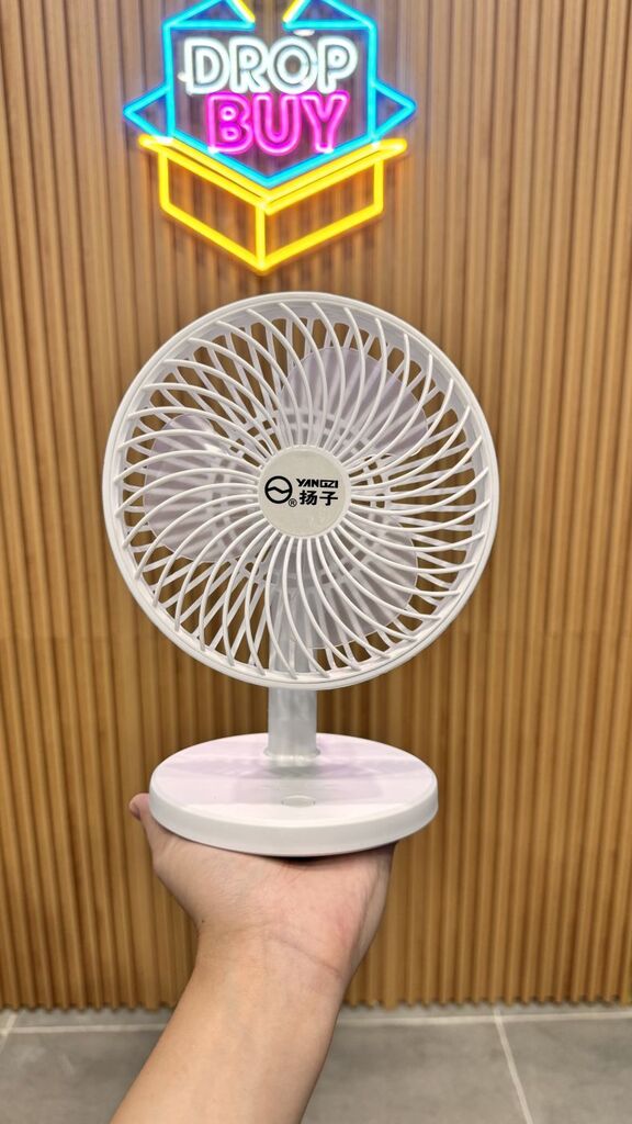 Quạt bàn tích điện YANGZI JXI6 , quạt sạc pin , nguồn 5V , công suất 4W tiết kiệm điện - Ảnh 2