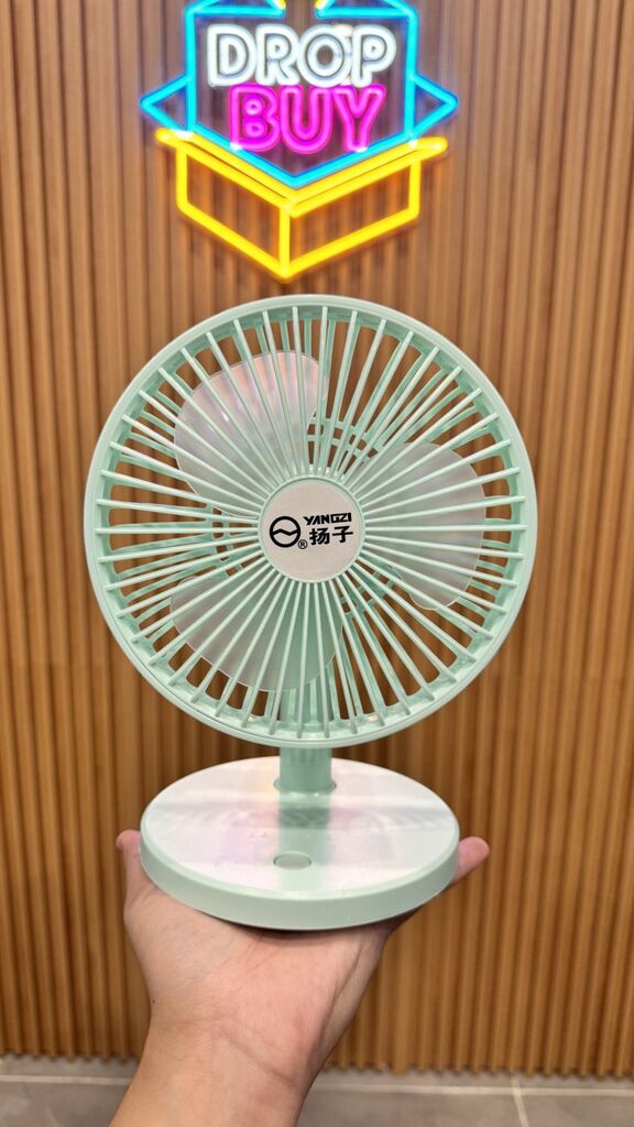 Quạt bàn tích điện YANGZI JXI6 , quạt sạc pin , nguồn 5V , công suất 4W tiết kiệm điện - Ảnh 3