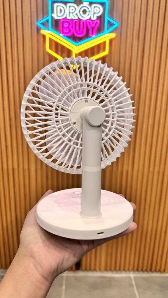 Quạt bàn tích điện YANGZI JXI6 , quạt sạc pin , nguồn 5V , công suất 4W tiết kiệm điện - Ảnh 4