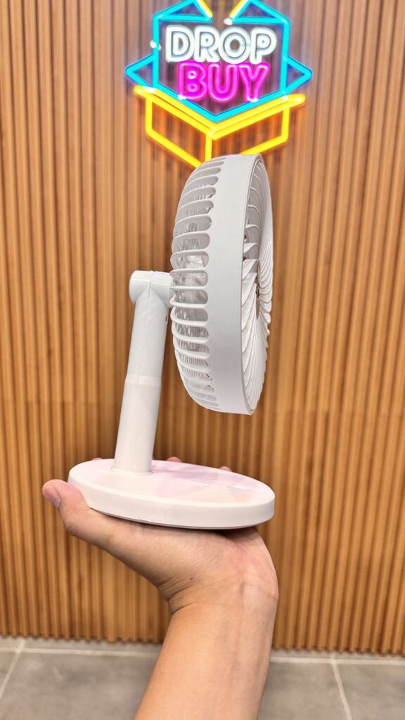 Quạt bàn tích điện YANGZI JXI6 , quạt sạc pin , nguồn 5V , công suất 4W tiết kiệm điện - Ảnh 6