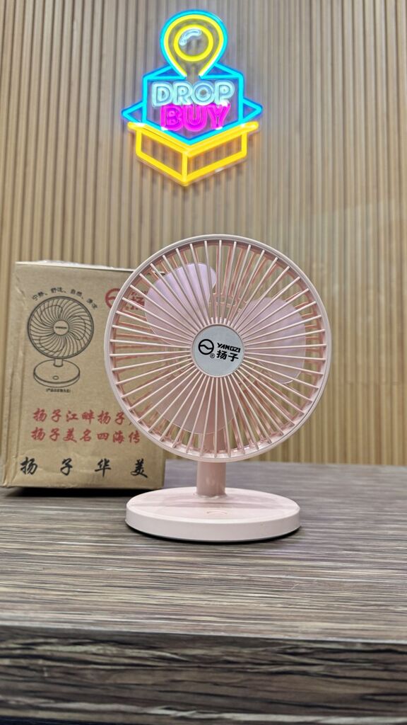 Quạt bàn tích điện YANGZI JXI6 , quạt sạc pin , nguồn 5V , công suất 4W tiết kiệm điện - Ảnh 7