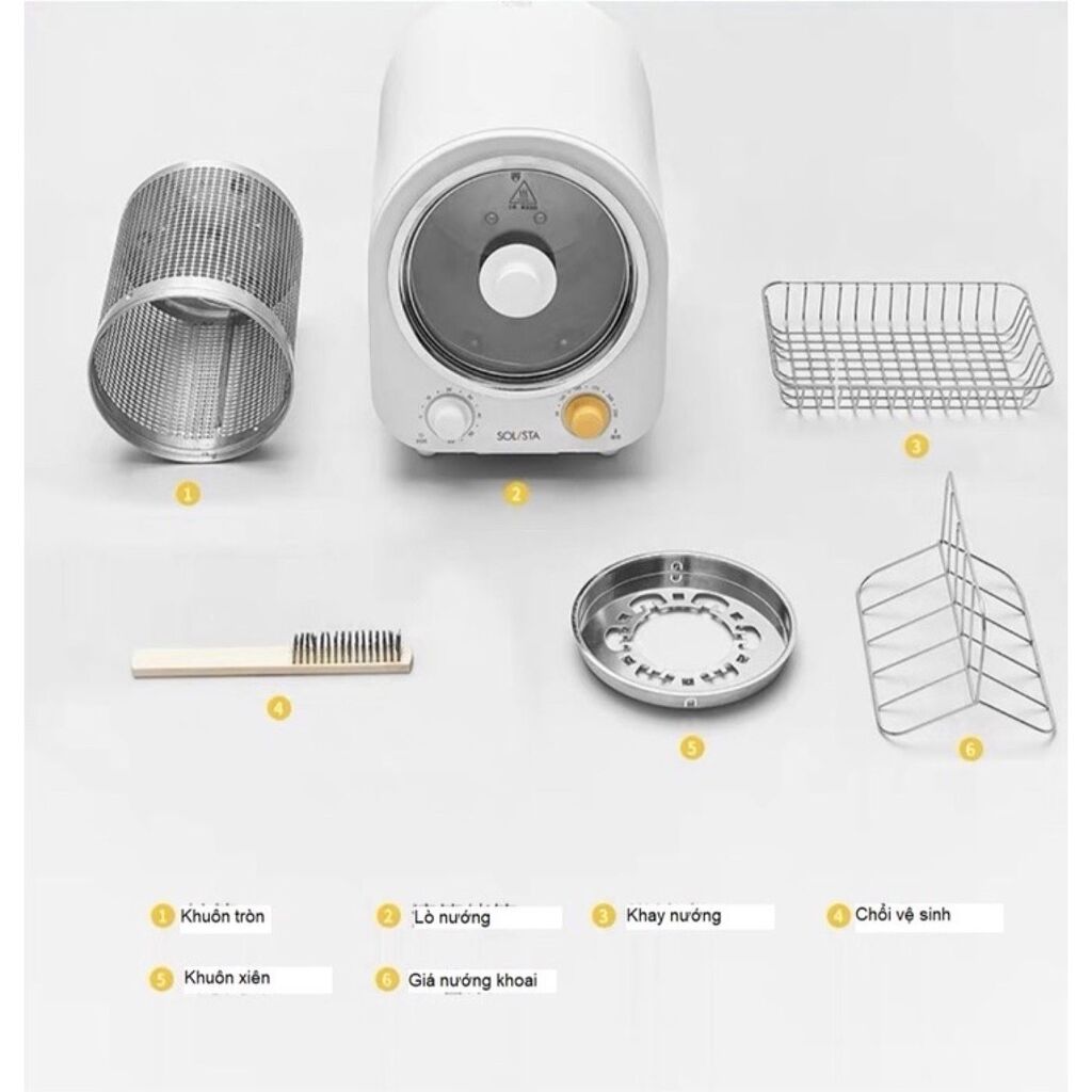 Lò Nướng Chiên Không Dầu Đa Năng XIAOMI Solista SD-Y01 - Ảnh 6