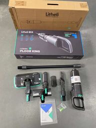 Máy hút bụi cầm tay LITHELI U Series Floor King, kèm 2 viên pin 4000mAh