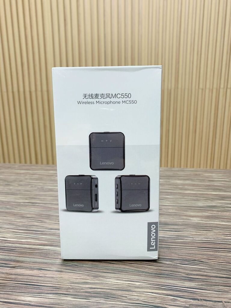  Mic thu âm không dây cài áo hãng LENOVO MC550 2TX + 1RX - Ảnh 4