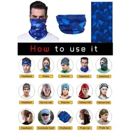 Hộp 4 chiếc Khăn Choàng Cổ Trùm Mặt Tránh Gió, chống nắng & Tia Uv hãng EWAKA…