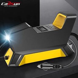 Máy bơm lốp xe hơi Hãng CARSUN , bơm điện oto 100W, có đèn pin ( Hàng Amazon M…