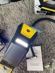 Máy bơm lốp xe hơi Hãng CARSUN , bơm điện oto 100W, có đèn pin ( Hàng Amazon M…