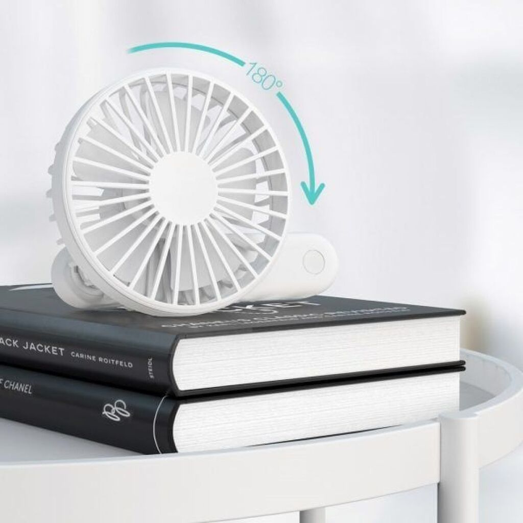 Quạt Cầm Tay XIAOMI Qualitell ZS6003, tích điện, có thể gập gọn, 3 chế độ gió - Ảnh 4