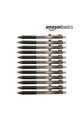 Hộp 12 chiếc bút bi Amazon Basics ( Mỹ ) B09PNYMC23 - Màu đen. Viết trơn & chữ…