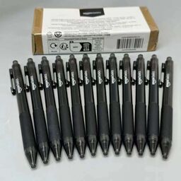 Hộp 12 chiếc bút bi Amazon Basics ( Mỹ ) B09PNYMC23 - Màu đen. Viết trơn & chữ…