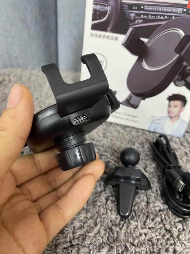 Giá đỡ & sạc không dây điện thoại trên Oto hãng BYZ N11 , sạc xe hơi 10w - Ảnh 5
