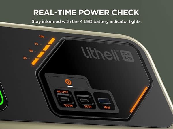 Trạm sạc di động Litheli Flint 300 - B300SE , công suất 300W , 62.400mAh , sạc điện 220V - Ảnh 9