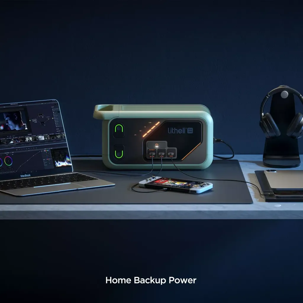 Trạm sạc di động Litheli Flint 300 - B300SE , công suất 300W , 62.400mAh , sạc điện 220V - Ảnh 5