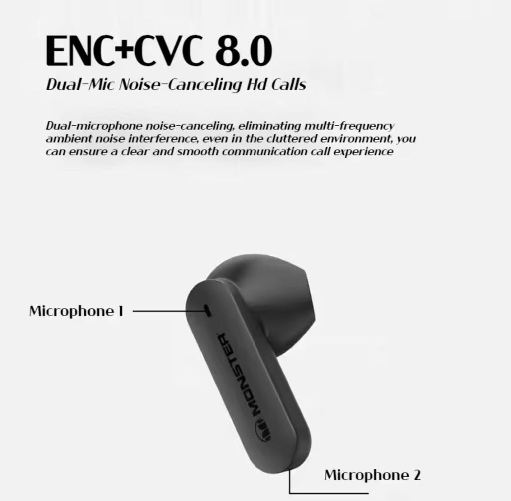 Tai nghe TWS M1007 hãng Monster SuperSlim AirLink - chip Qualcomm aptX - Ảnh 6