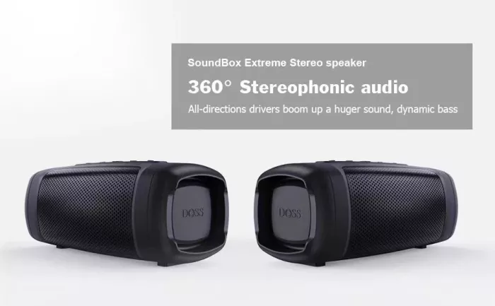 Loa Bluetooth chính hãng Doss 24w, Chống nước DS-1807 - âm thanh đỉnh cao - Ảnh 3