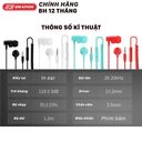 Tai nghe Drapow Twister C10 chính hãng nghe nhạc dây xoắn kéo dài , chân cắm 3.5mm - Ảnh 8
