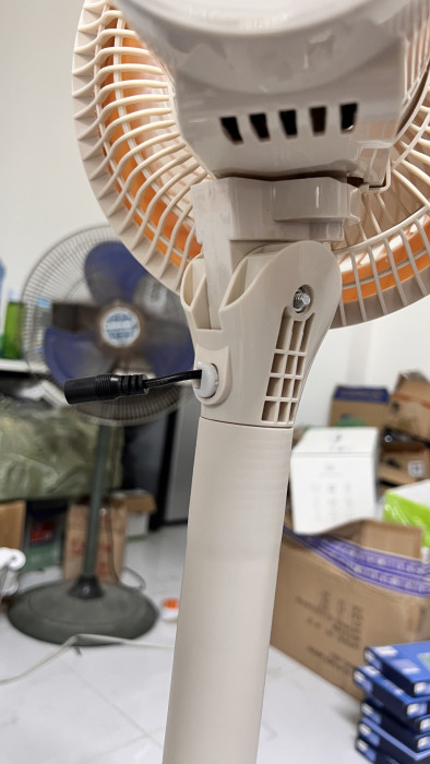 Quạt cây tích điện JIMI ( Xiaomi ) tăng giảm chiều cao , gió siêu mạnh (HỘP XẤU) - Ảnh 7