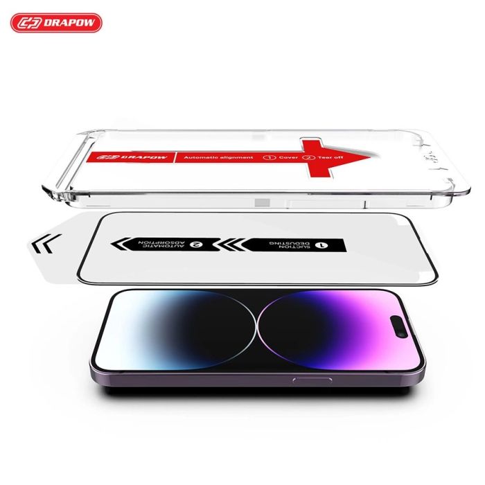 Kính cường lực tự lấy bụi tự dán KingKong Drapow 0.33mm TD17 - Ảnh 6