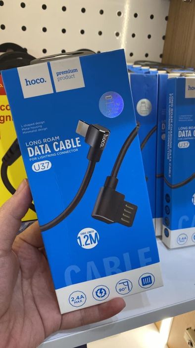 Cáp sạc HOCO Long roam Lightning U37 1.2m - Ảnh 5