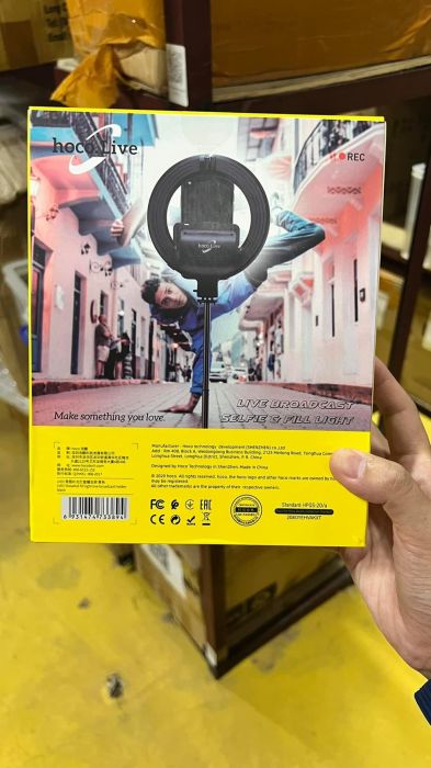Đèn Live Stream HOCO LV03 Hỗ Trợ Chụp Ảnh Selfie - Ảnh 2