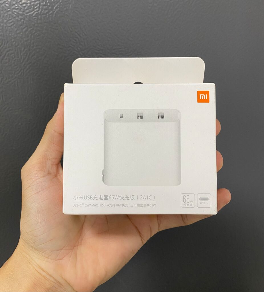 Củ Sạc Nhanh 65W PD Xiaomi AD653 - (2 cổng USB + 1 cổng Type-C)