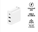 Củ Sạc Nhanh 65W PD Xiaomi AD653 - (2 cổng USB + 1 cổng Type-C) - Ảnh 8