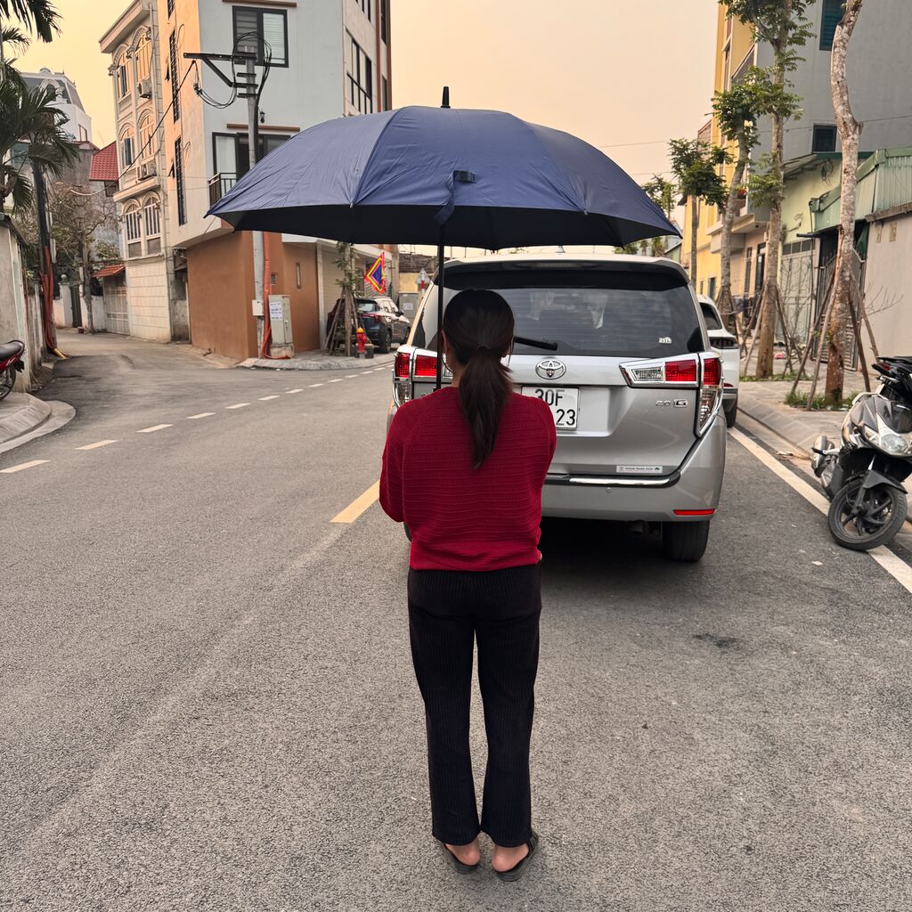 Ô dù sân Golf cán dài che mưa nắng, chống lật cao cấp (bản 2025) - Ảnh 6