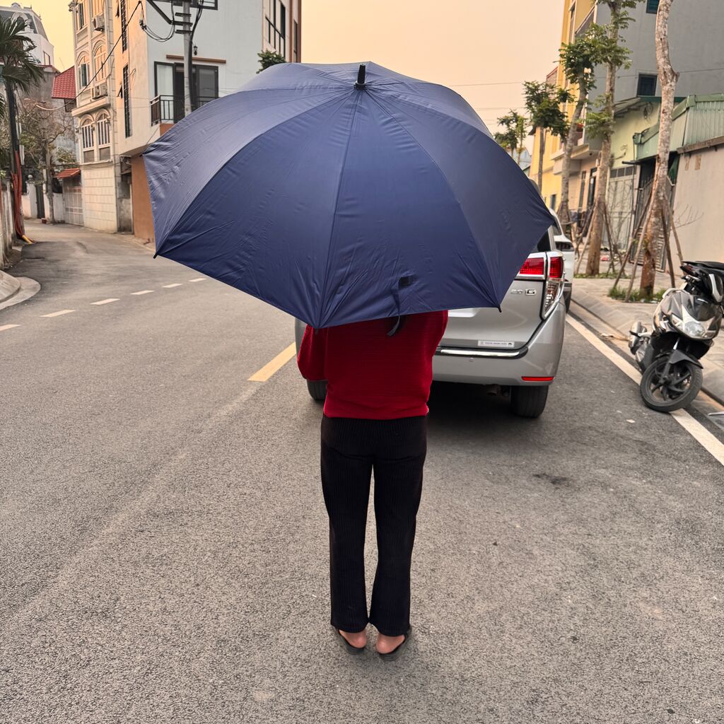 Ô dù sân Golf cán dài che mưa nắng, chống lật cao cấp (bản 2025) - Ảnh 7