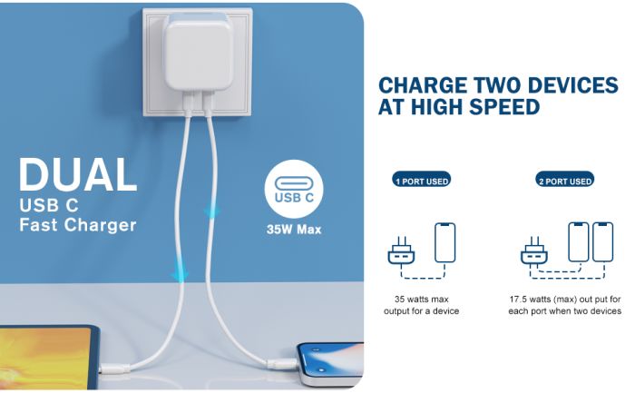 Củ sạc 35w cho iPhone , hàng super Fake , sạc chuẩn - Ảnh 3