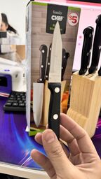 Bộ dao làm bếp 6 Món Family CHEF - kèm đế gỗ