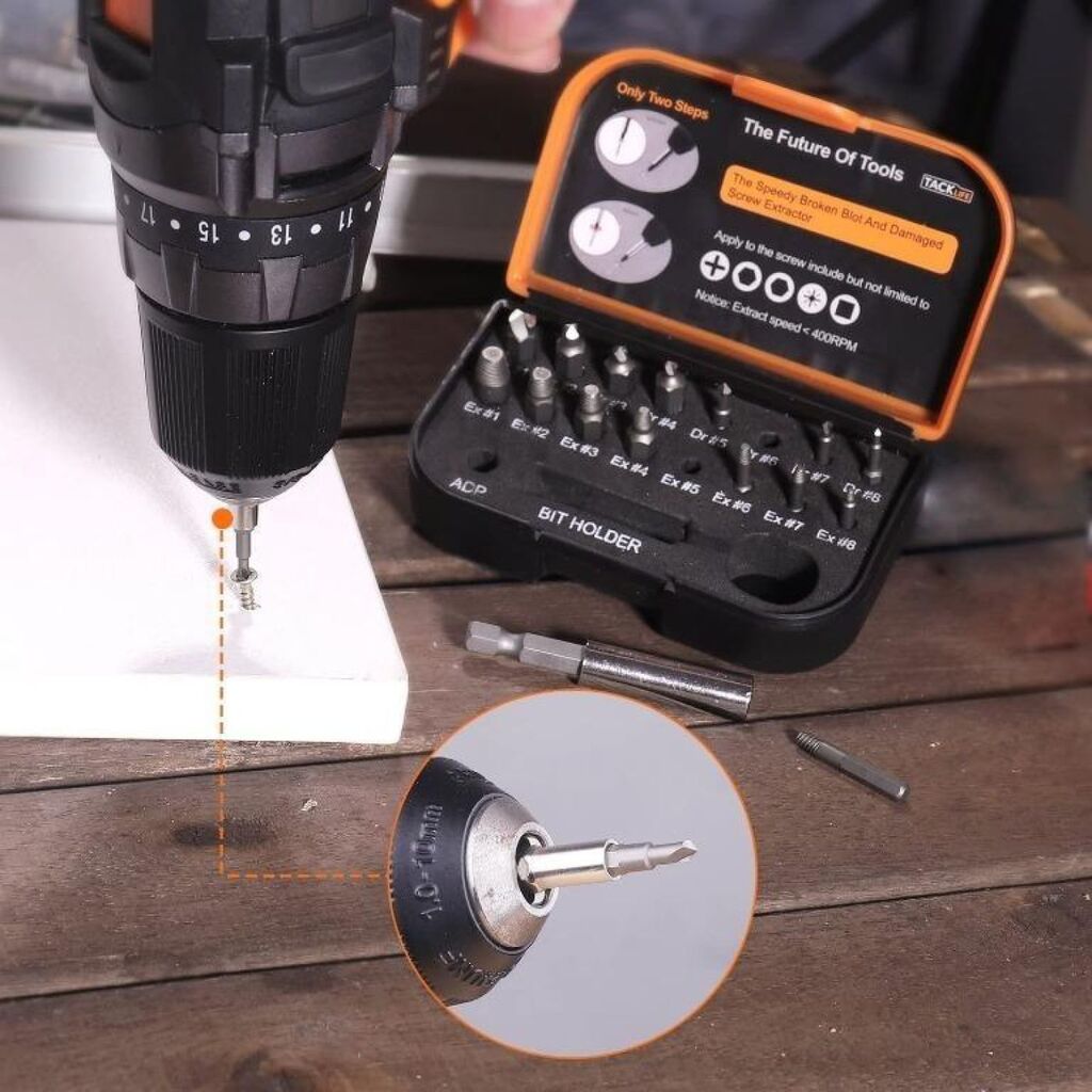 Bộ tháo vít 18 món Hãng TackLife DSE01 ( Đức ) - Ảnh 2