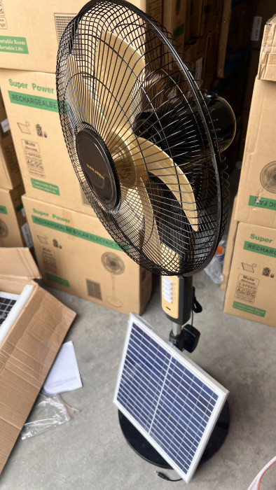 Quạt cây tích điện,năng lượng mặt trời Nanjiren XD-001 , kèm Panel NLTM, điện 220v - Hộp Xấu - Ảnh 4