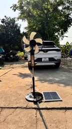Quạt cây tích điện,năng lượng mặt trời Nanjiren, kèm Panel NLTM, cắm điện 220v…