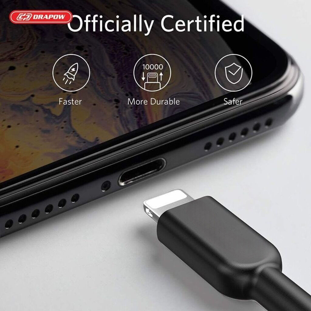 Cáp sạc dây dù iPhone - DRAPOW CZ08 siêu bền chống đứt - Ảnh 8