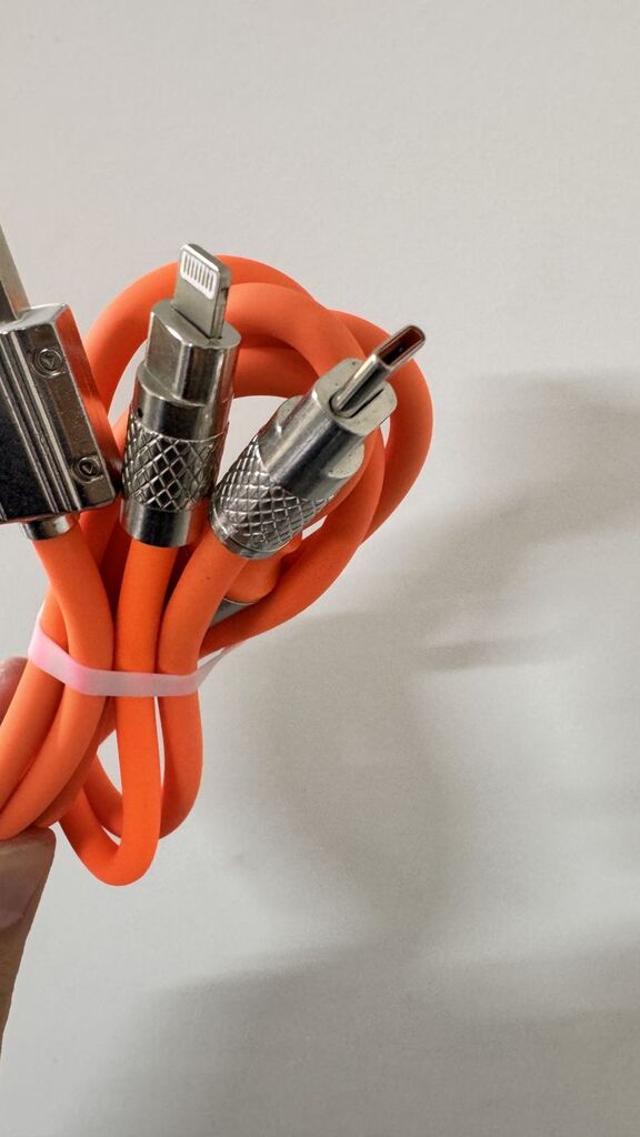 Cáp sạc USB 2 đầu iPhone Lightning & Type-C ( dây béo ) - Ảnh 4