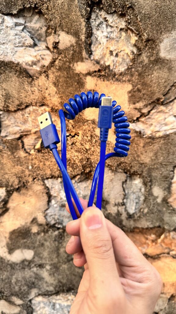 Dây cáp sạc Type-C lò xo hãng Freecharge ( Nội địa Trung , ko hộp ) dây siêu to. - Ảnh 5