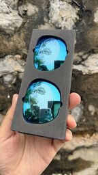 Tròng kính râm tráng gương cho kính thông minh LUCI