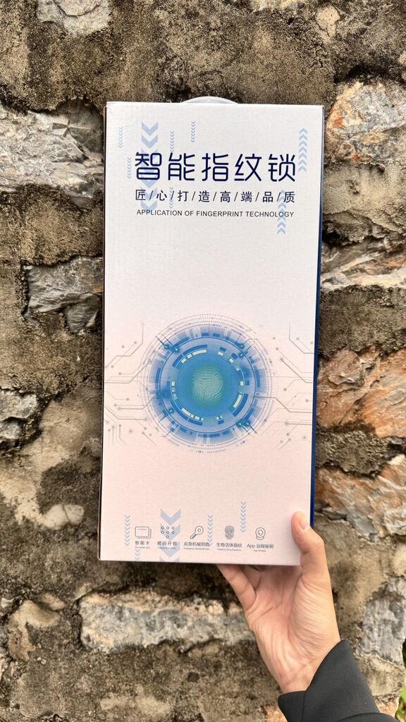 Khoá cửa thông minh, dùng vân tay - mật khẩu . Hàng nội địa Trung ( ko bao gồm ruột khoá ) - Ảnh 2