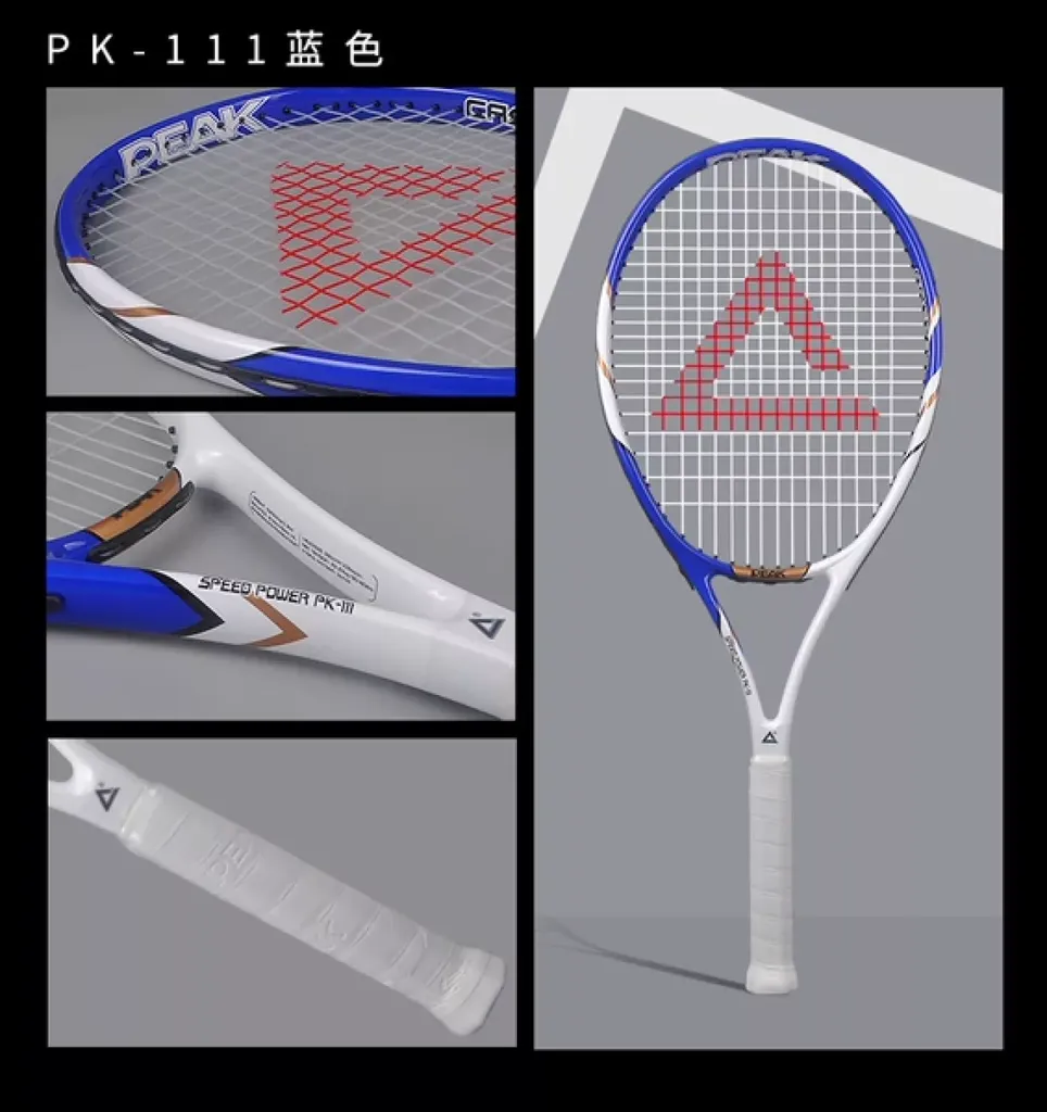 Vợt Tennis chính hãng PEAK , thân Carbon , nhẹ 280gram , - hàng trưng bày. - Ảnh 7