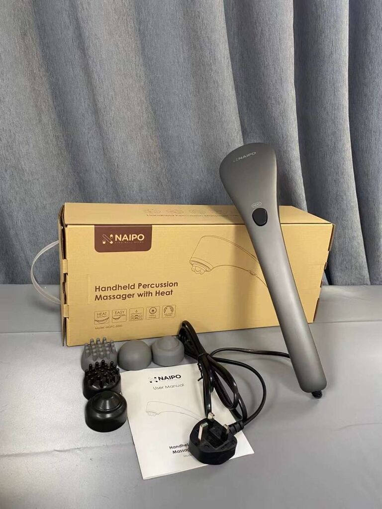 Máy Massage cầm tay NAIPO MGPC-5000 ( thuộc Aukey - Đức), đầu bi xoay nóng - Ảnh 2