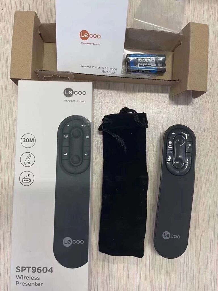 Điều khiển từ xa thuyết trình không dây chính hãng Lenovo Lecoo SPT9604 2.4 GHz - Ảnh 7