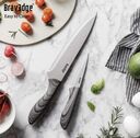 Bộ dao làm bếp chuyên nghiệp 5 món hãng Bravedge ( Amazon Mỹ ) thép không gỉ , có bọc dao - Ảnh 10